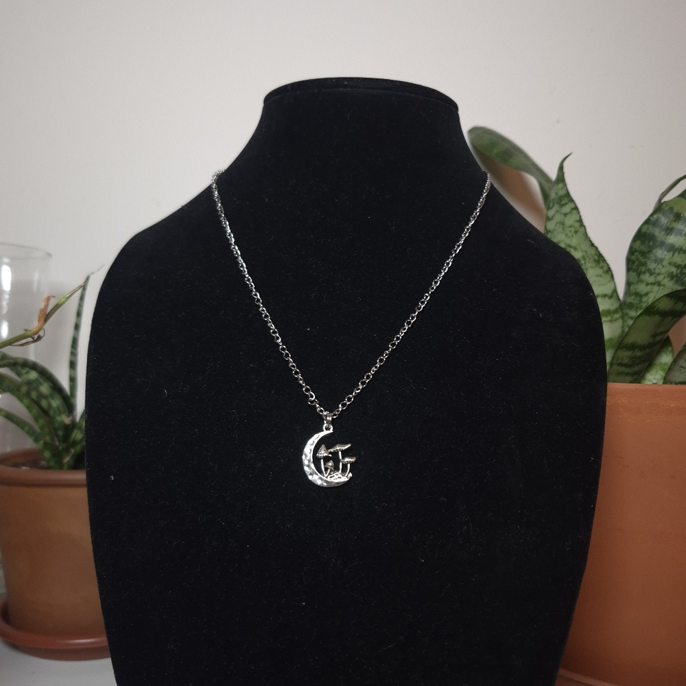 Mushroom Moons Necklace